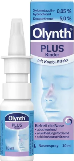 Olynth Plus 0,05 % und 5 % für Kinder Nasenspray 10 ml