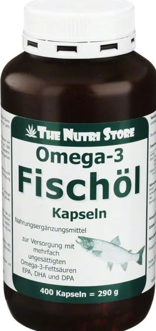 Omega 3 Fischöl 400 Kapseln 500 mg