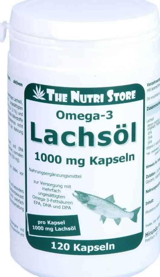 Omega 3 Lachsöl 1000 mg 120 Kapseln