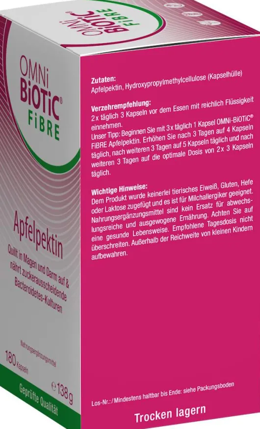 Omni Biotic Fibre Apfelpektin 180 Kapseln