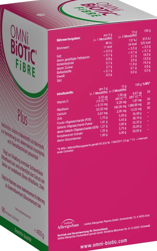 Omni Biotic Fibre Plus 450 g Pulver
