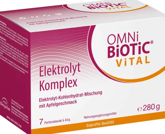 Omni Biotic Vital Elektrolyt Komplex mit Apfelgeschmack 7 x 40 g Sachet
