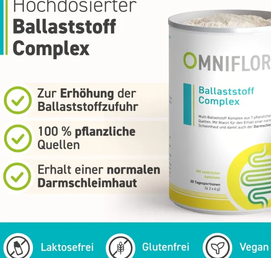 Omniflora Ballaststoff Complex Mit Niacin Glutenfrei 360 G
