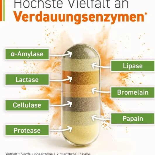Omniflora Enzym Complex Mit Bacillus Coagulans 90 Kapseln
