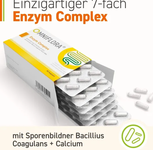 Omniflora Enzym Complex Mit Bacillus Coagulans 90 Kapseln