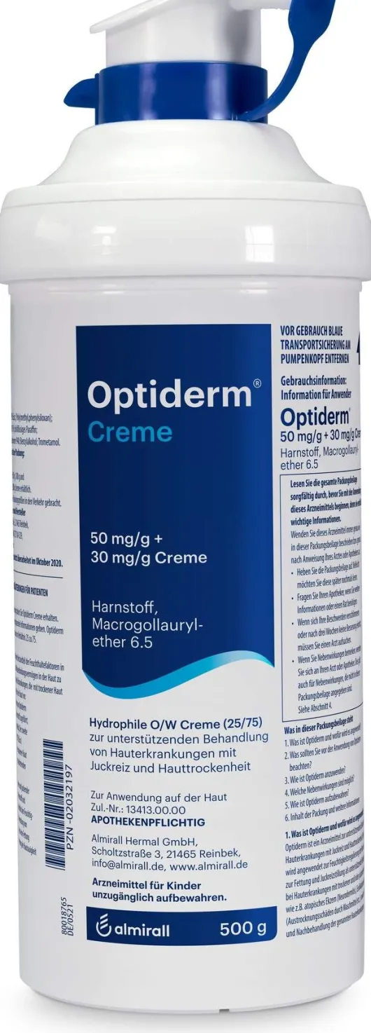 Optiderm 500 G Creme im Spender