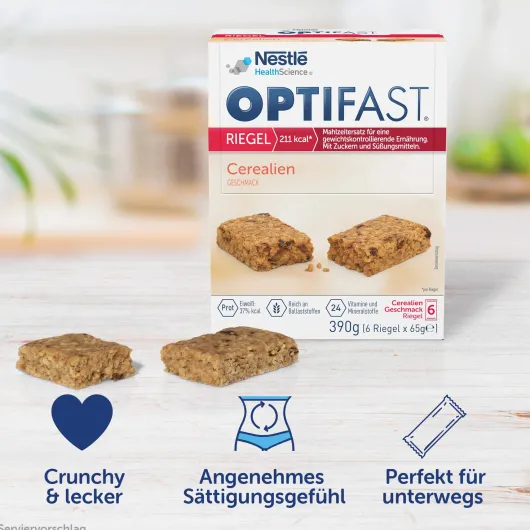 Optifast Riegel Cerealien 6 X 65 G