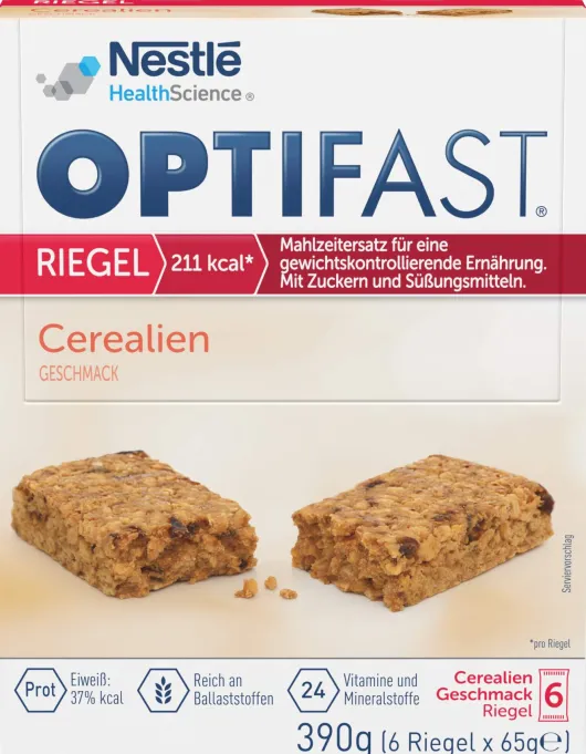 Optifast Riegel Cerealien 6 X 65 G