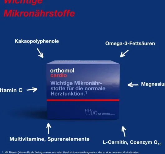 Orthomol Cardio Tabletten-Kapseln 30 Tagesportionen