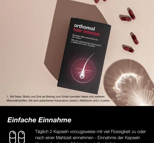 Orthomol Hair Intense Kapseln 30 Tagesportionen