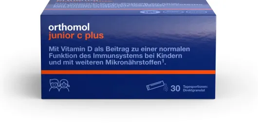 Orthomol Junior C Plus Granulat Himbeer-Limette 30 Stück