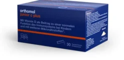 Orthomol Junior C Plus Granulat Himbeer-Limette 30 Stück