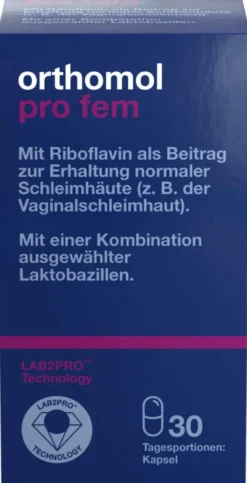 Orthomol pro fem 30 Kapseln