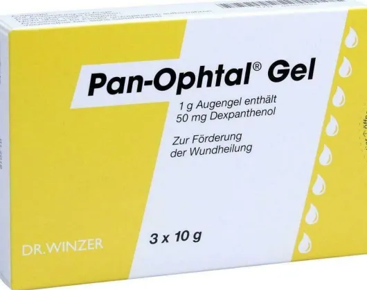 Pan Ophtal Gel 3 X 10 G Augengel