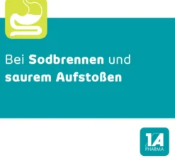 Pantoprazol 1A Pharma 20 mg 14 Tabletten bei Sodbrennen