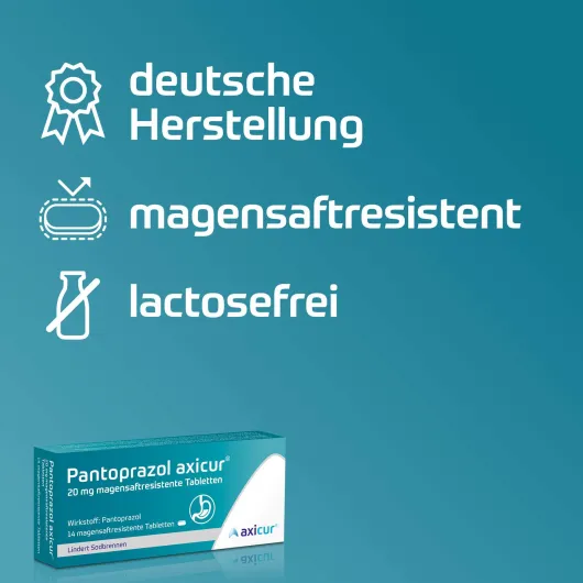Pantoprazol Axicur 20 mg 7 Magensaftresistente Tabletten