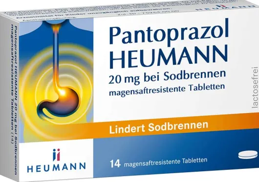 Pantoprazol Heumann 20 mg 14 magensaftresistente Tabletten