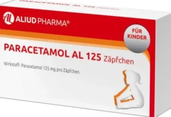 Paracetamol AL 125 mg 10 Säuglingszäpfchen