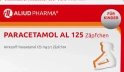 Paracetamol AL 125 mg 10 Säuglingszäpfchen