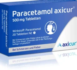Paracetamol Axicur 500 mg 20 Tabletten