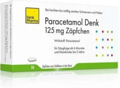Paracetamol Denk 125 mg 10 Zäpfchen