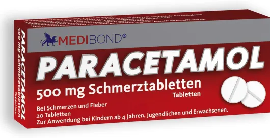 Paracetamol Medibond 500mg Schmerztabletten 20 Stück
