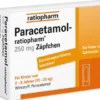 Paracetamol-ratiopharm 250 mg 10 Zäpfchen