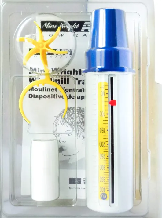 Peakflowmeter Miniwright Low Range Mit Windmühle