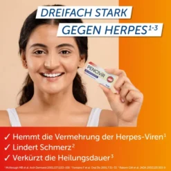 Pencivir bei Lippenherpes 2 g Creme