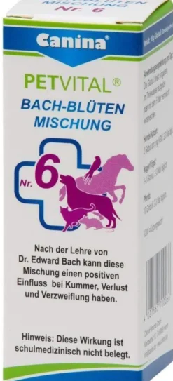 Petvital Bachblüten Nr.6 10 G Globuli Vet