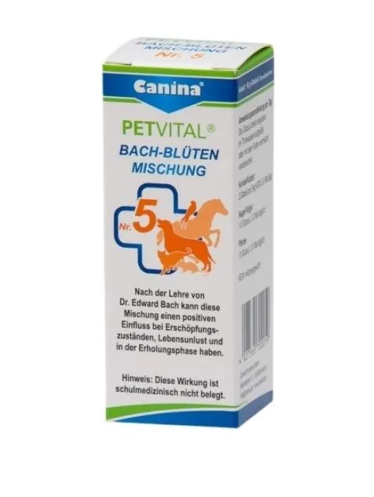 Petvital Bachblüten Nr.5 Globuli Vet