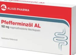 Pfefferminzöl AL 182 mg magensaftresistente Weichkapseln 60 Stück