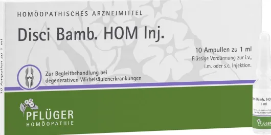 Pflüger Disci Bamb. Hom 10 X 1 ml Ampullen