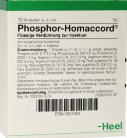 Phosphor Homaccord 10 Ampullen