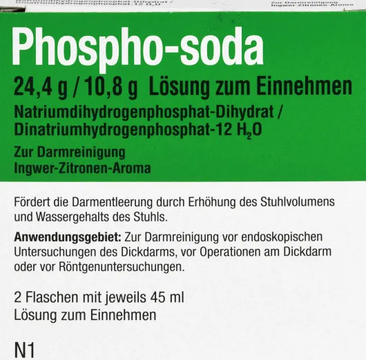 Phospho-Soda 24,4 G-10,8 G Lösung zum Einnehmen