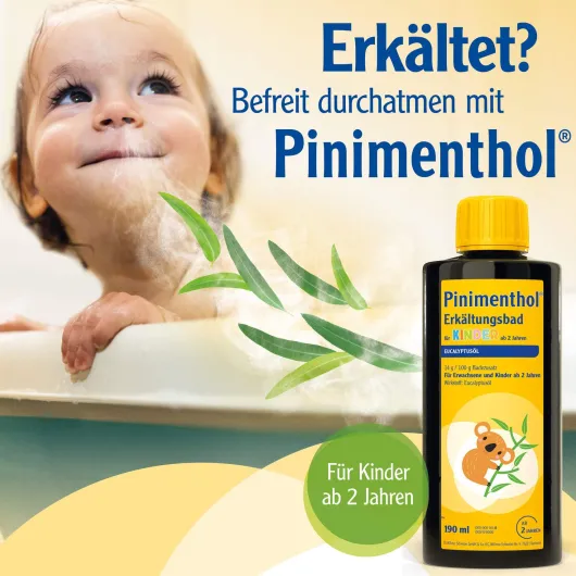 Pinimenthol 190 ml Erkältungsbad für Kinder ab 2 Jahren