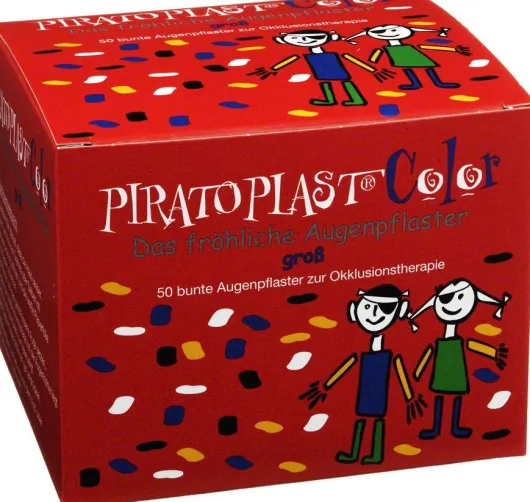 Piratoplast Color Augenpflaster Groß 57x72mm