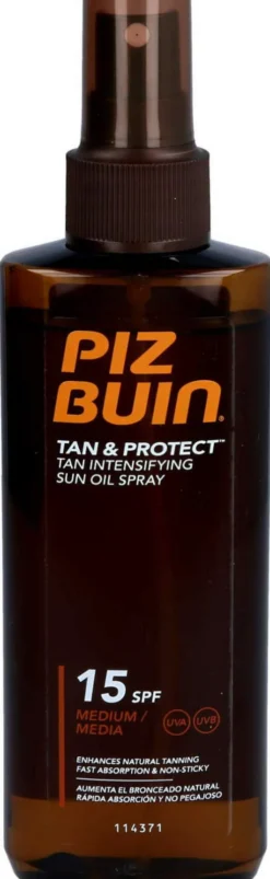 Piz Buin Tan & Protect Sun Oil Spray Lsf 15