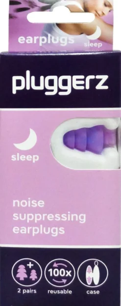 Pluggerz Earplugs Sleep Erwachsene & Kids 2 X 2 Stück