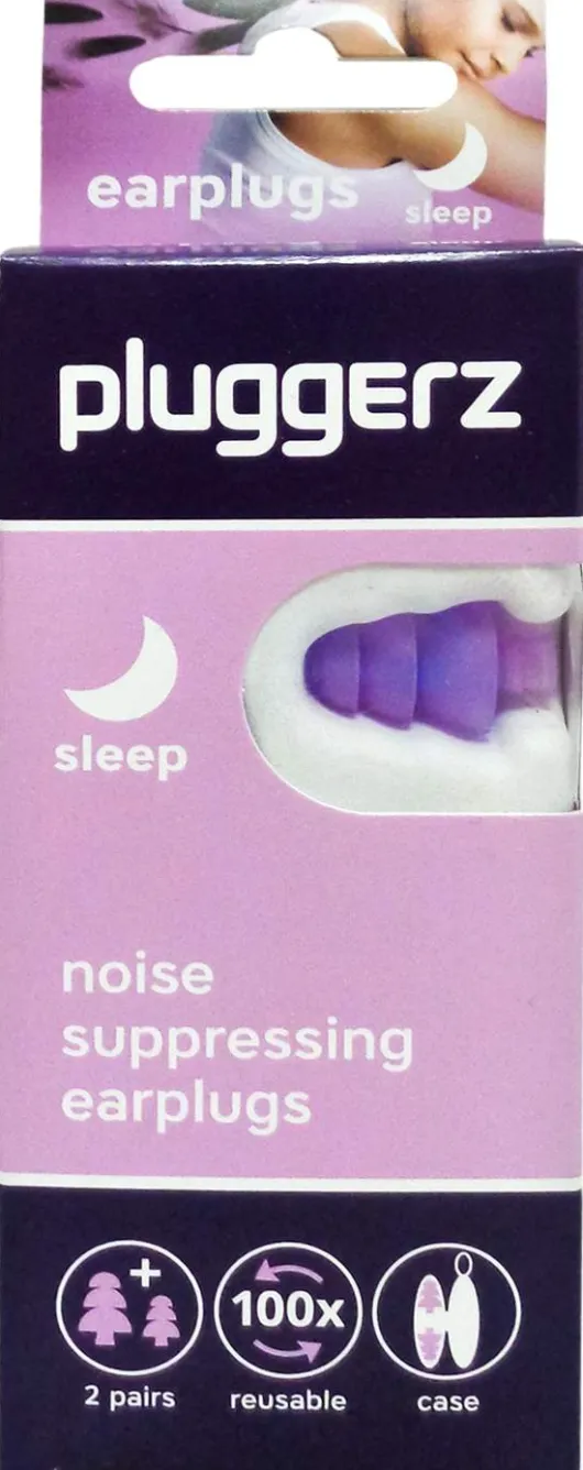 Pluggerz Earplugs Sleep Erwachsene & Kids 2 X 2 Stück
