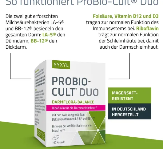 Probio Cult Duo Syxyl 100 Kapseln