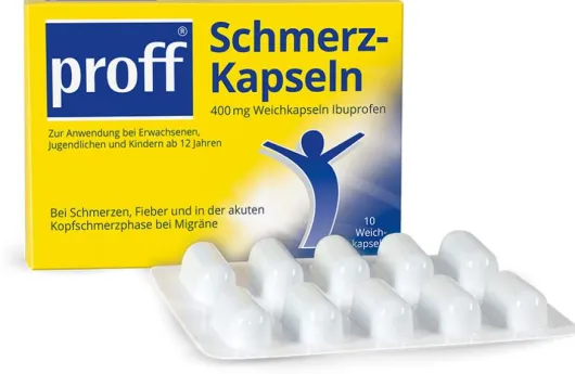 Proff Schmerzkapseln 400 mg 10 Stück