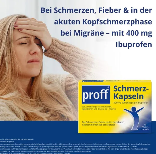 Proff Schmerzkapseln 400 mg 10 Stück