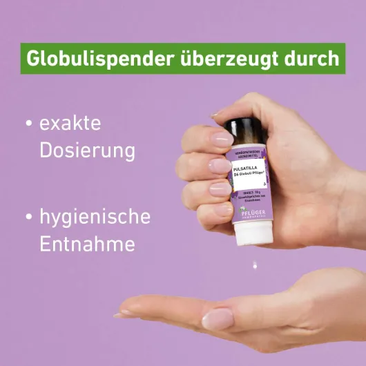 Pulsatilla D6 Globuli Pflüger Globulispender 10 g
