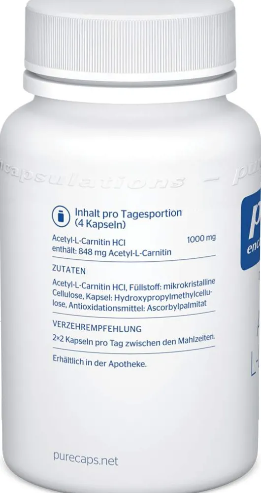 Pure Encapsulations Acetyl-L-Carnitin 250mg