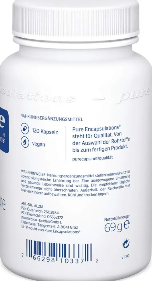 Pure Encapsulations Alpha Liponsäure 120 Kapseln