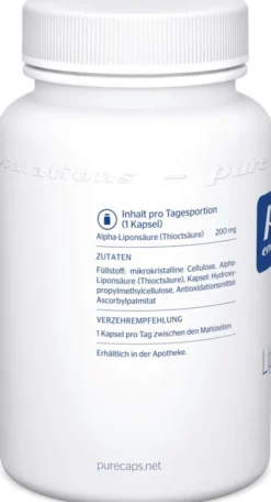 Pure Encapsulations Alpha Liponsäure 120 Kapseln