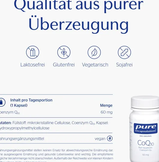 Pure Encapsulations Coq10 60 mg Kapseln