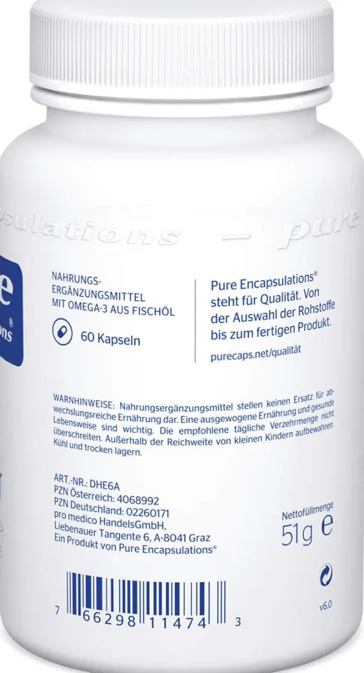 Pure Encapsulations Dha Junior Kapseln