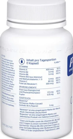Pure Encapsulations Eisen Complex 60 Kapseln